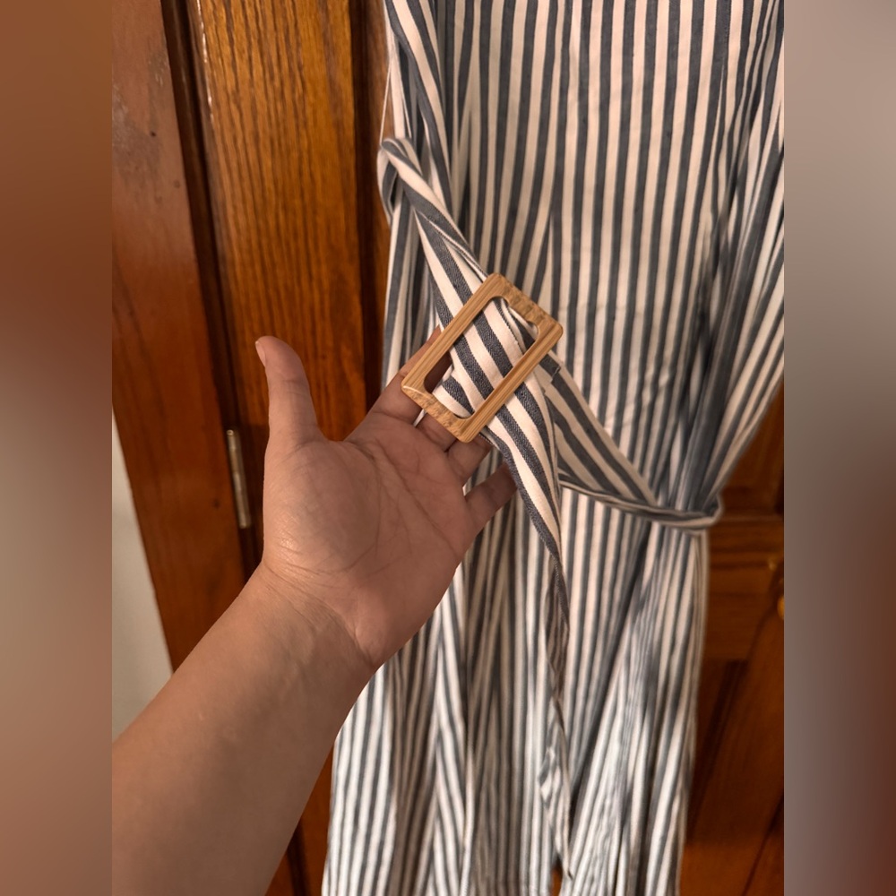 Anthropologie Fowler Dress by Maeve Navy Midi - Picture 7 of 7